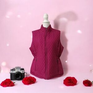 RELATIVITY DARK PLUM VEST SIZE XL NWT‎
